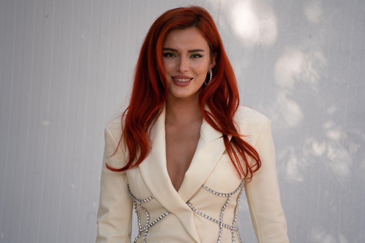 Bella Thorne attends the photocall of the movie 