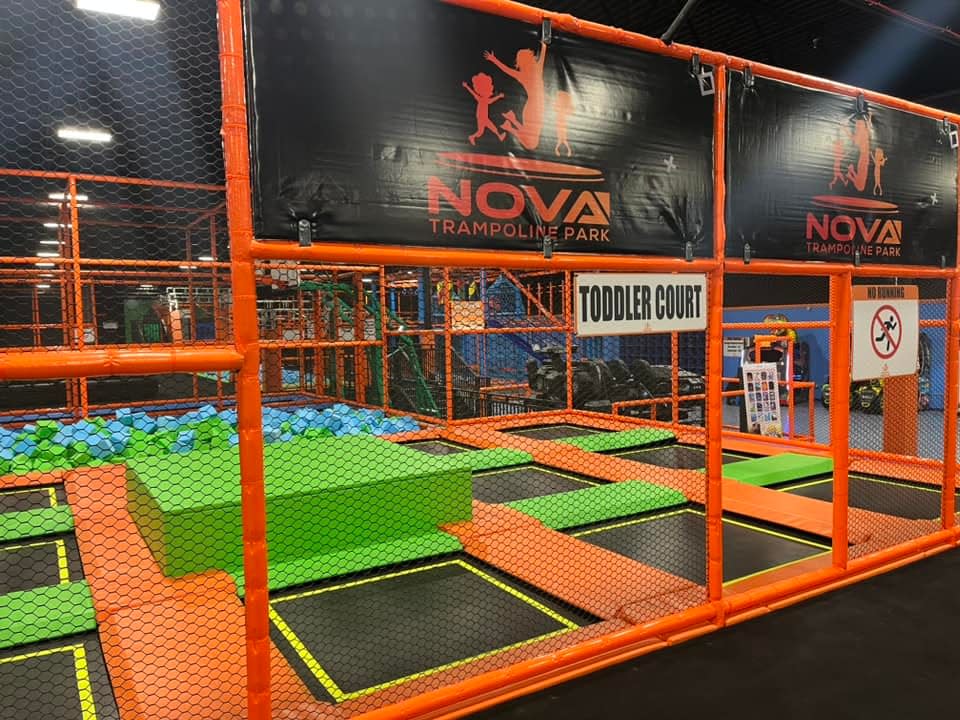 The Toddler Court at Nova Trampoline Park in Greece.