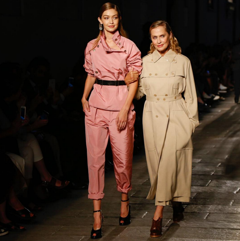 MFW : Gigi Hadid et Lauren Hutton