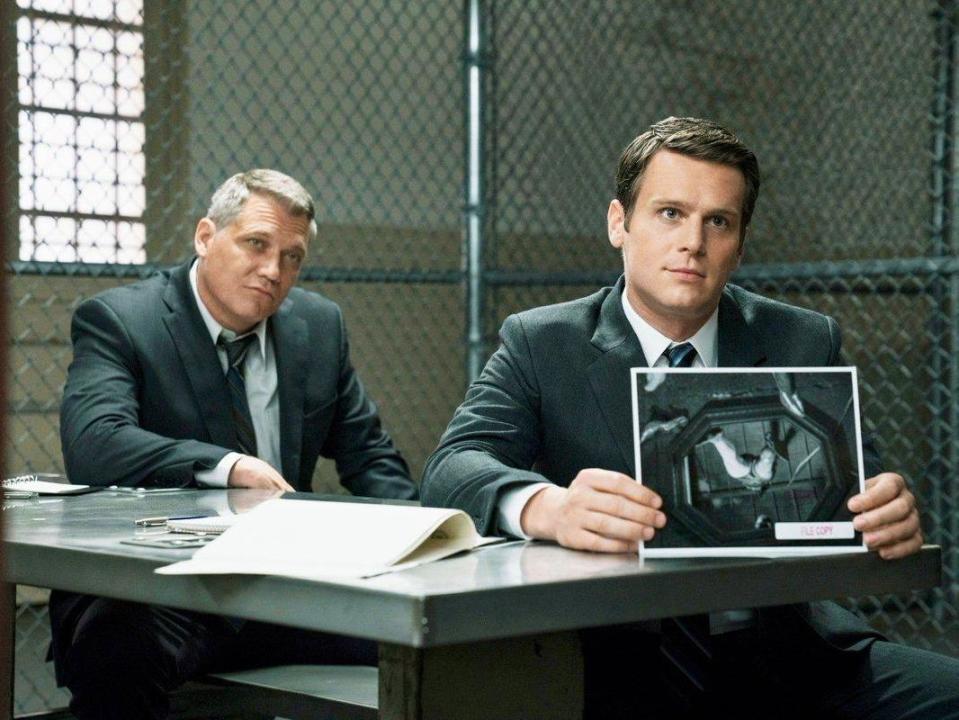 Holt McCallany and Jonathan Groff in ‘Mindhunter’Netflix