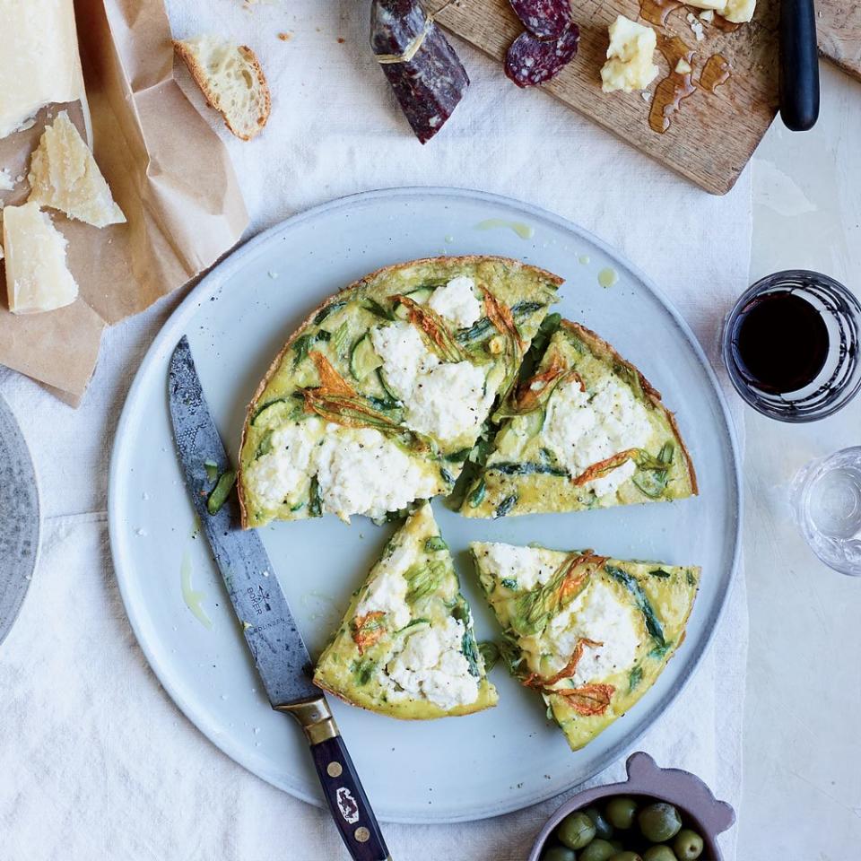 Day 19: Asparagus-and-Zucchini Frittata