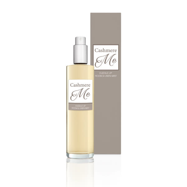 <p>Home fragrance is everything for setting the mood. This magical mist from the Fake Bake Beauty at Home range is ideal for spritzing onto linen, pyjamas or your favourite throw. <a rel="nofollow noopener" href="https://www.fakebakebeauty.co.uk/marketplace/product/CASH-MIST/cashmere-me-cuddle-up-room-and-linen-mist/?bid=pk58944500uq1424042757qdklzpddxdbpwbudyi" target="_blank" data-ylk="slk:Buy Here;elm:context_link;itc:0;sec:content-canvas" class="link ">Buy Here</a> </p>