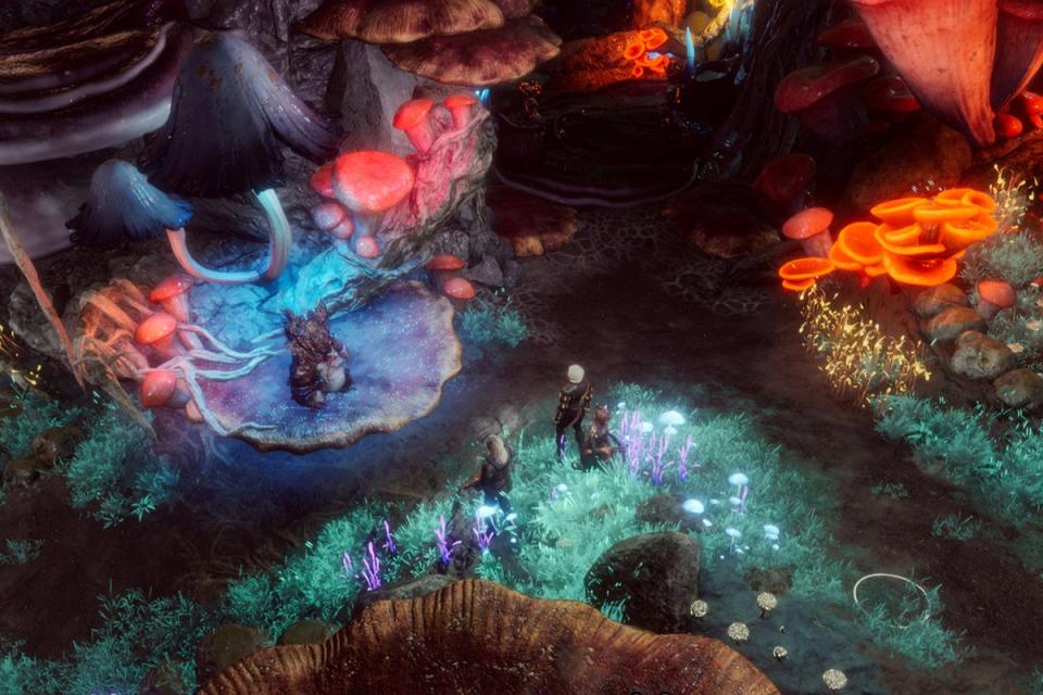 Exploring the mysterious mushroom forests of the Underdark (Larian Studios)