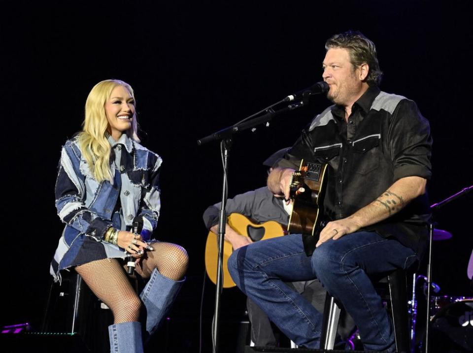 Gwen Stefani and Blake Shelton tied the knot in 2021. Tammie Arroyo / AFF-USA.com / MEGA