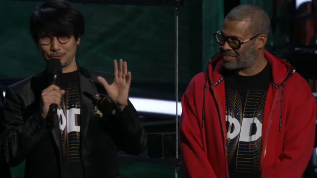 Hideo Kojima and Jordan Peele presents OD at The Game Awards 2023