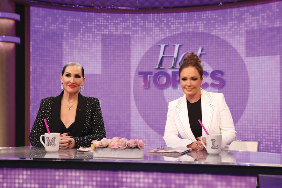 Popular pair Michelle Visage (left) and Leah Remini were season 13’s first guest hosts and returned several times.