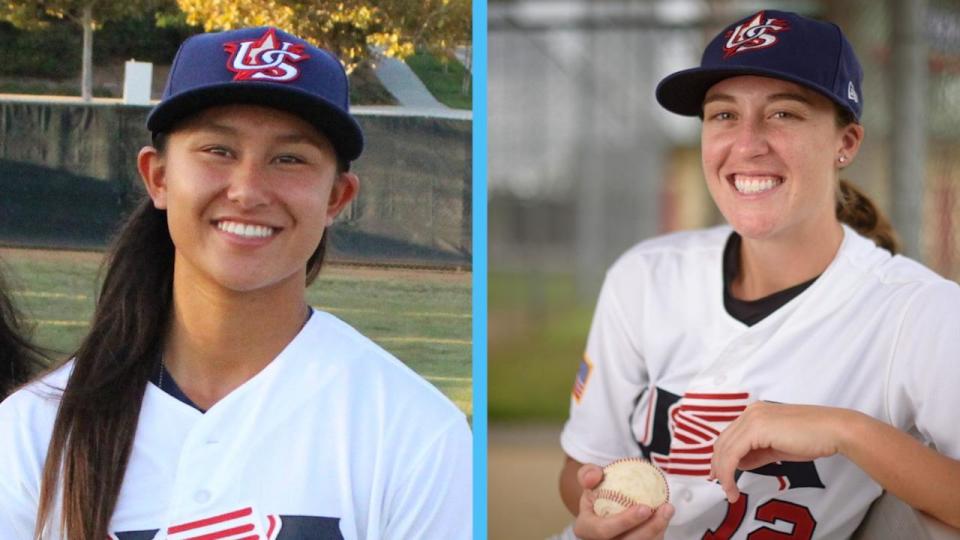The Sonoma Stompers have signed Kelsie Whitmore and Stacy Piagno, who become the first two women in professional baseball since the 1950's.