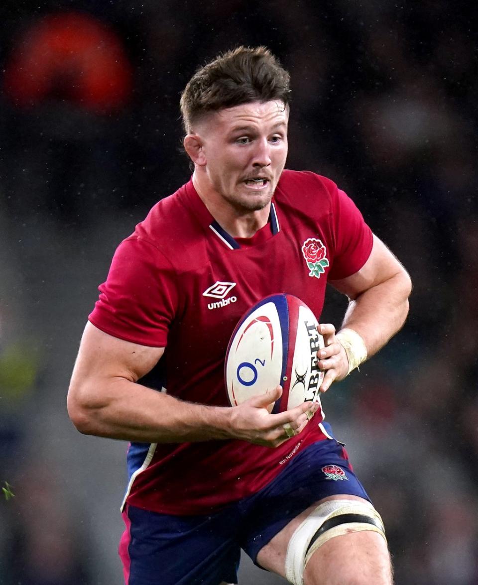 Tom Curry leads England for the first time at Murrayfield (Adam Davy/PA) (PA Wire)