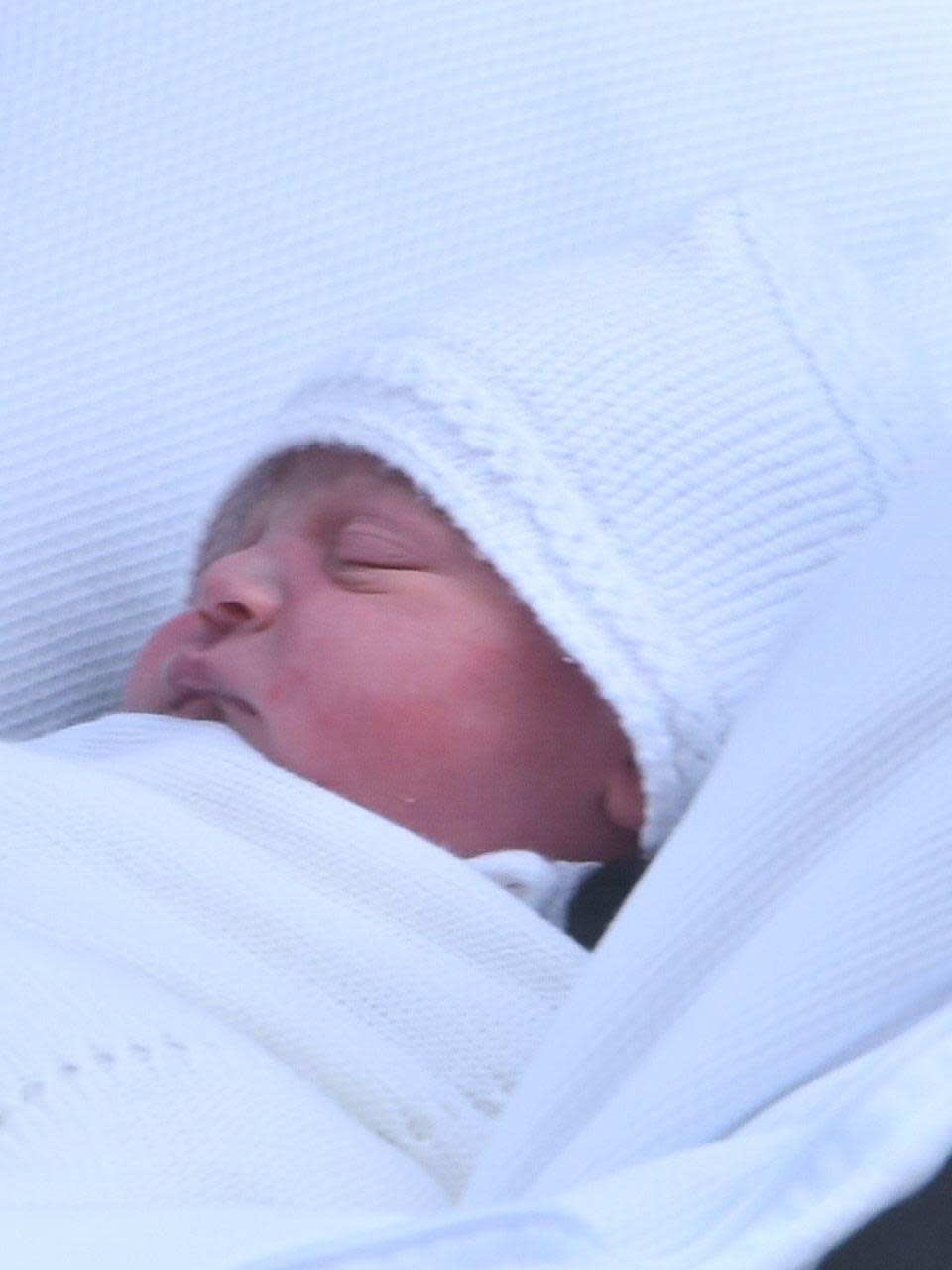 Newborn: Kate and William's third child was born on Monday (Jeremy Selwyn)