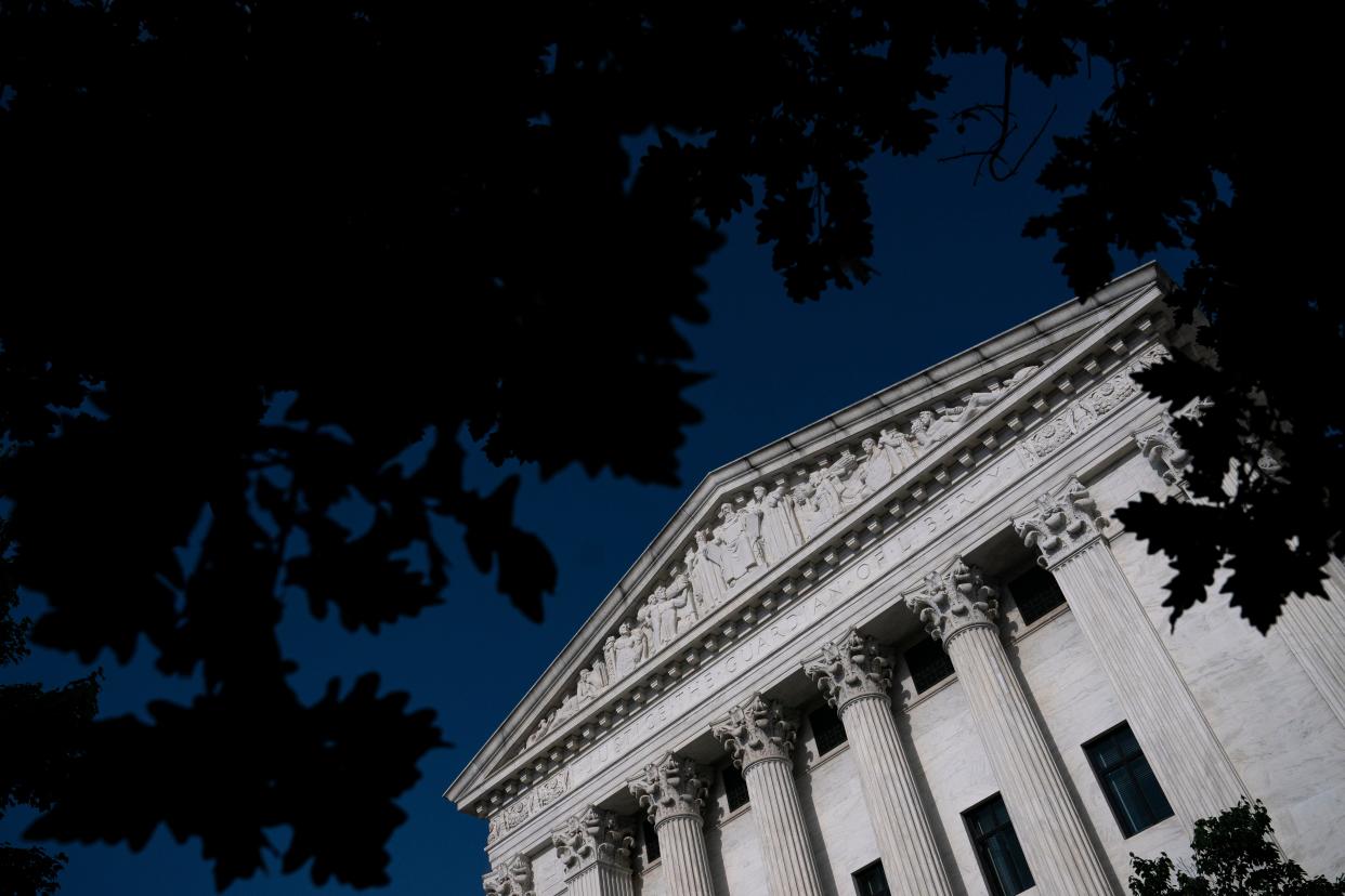 WASHINGTON, DC - JUNE 08: A view of the Supreme Court of the United States on June 8, 2022 in Washington, DC. The court is expected to announce a series of high-profile decisions this month. (Photo by Nathan Howard/Getty Images) ORG XMIT: 775822634 ORIG FILE ID: 1241174603