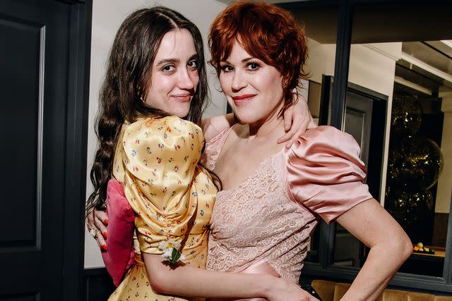 <p>Nina Westervelt/WWD via Getty</p> Molly Ringwald (right) and daughter Mathilda Gianopoulos