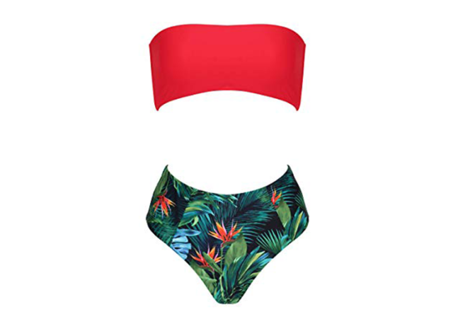 Omkagi + Bandeau Bikini Swimsuit