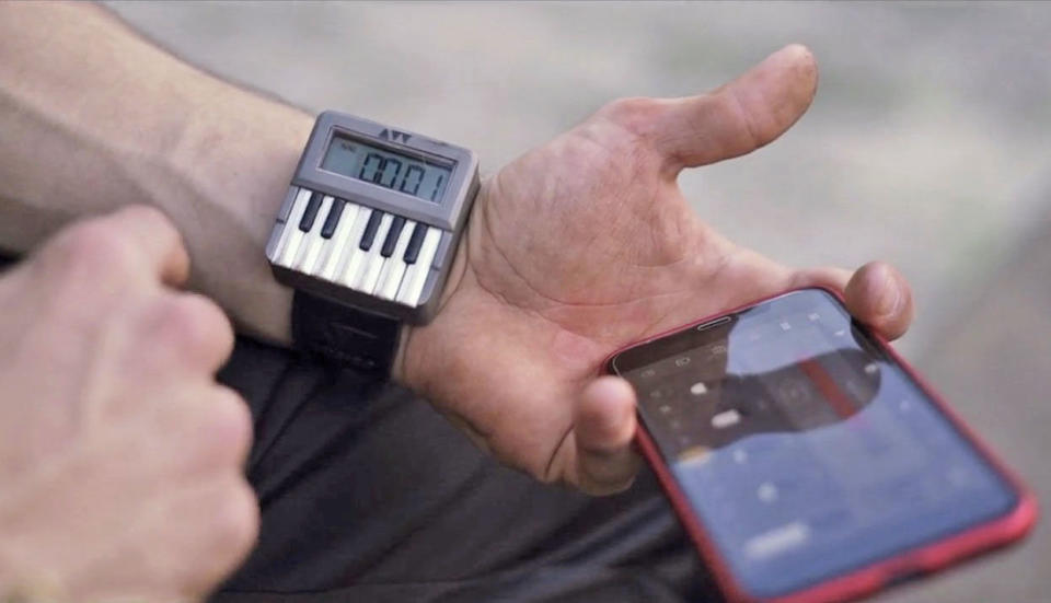 Calculator watch fans rejoice: there's a new contraption that makes your wrist