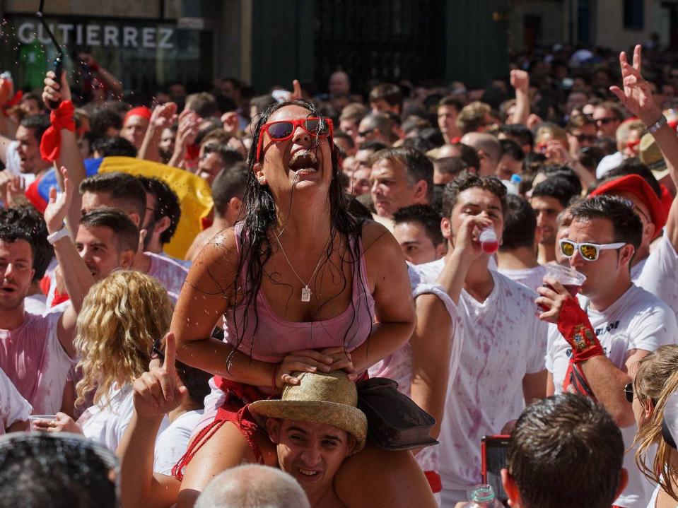 San Fermin Festival Crowds