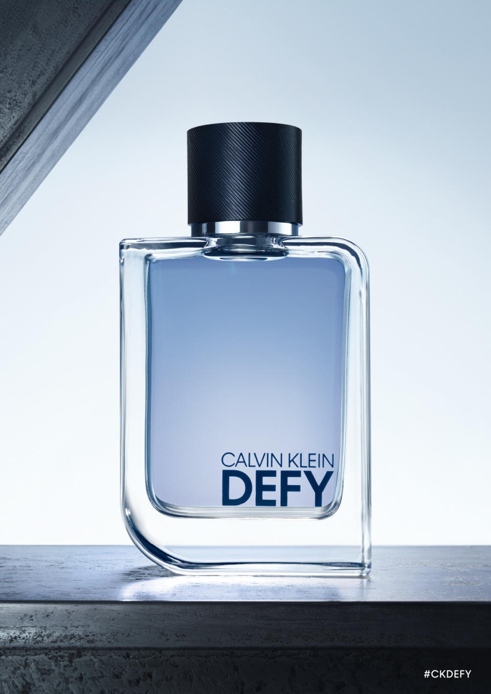 Calvin Klein’s new standalone men’s fragrance, Defy. - Credit: Image Courtesy of Coty, Inc.