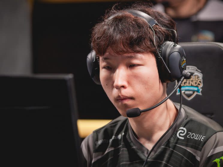 Team EnVyUs jungler Nam “LirA” Tae-yoo (Riot Games/lolesports)