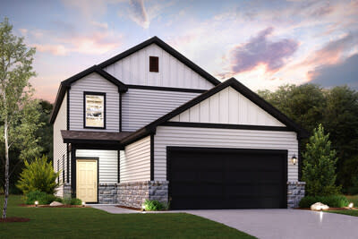 Santiago Floor Plan Rendering | New Homes in Austin, TX | Jennings Place by Century Communities