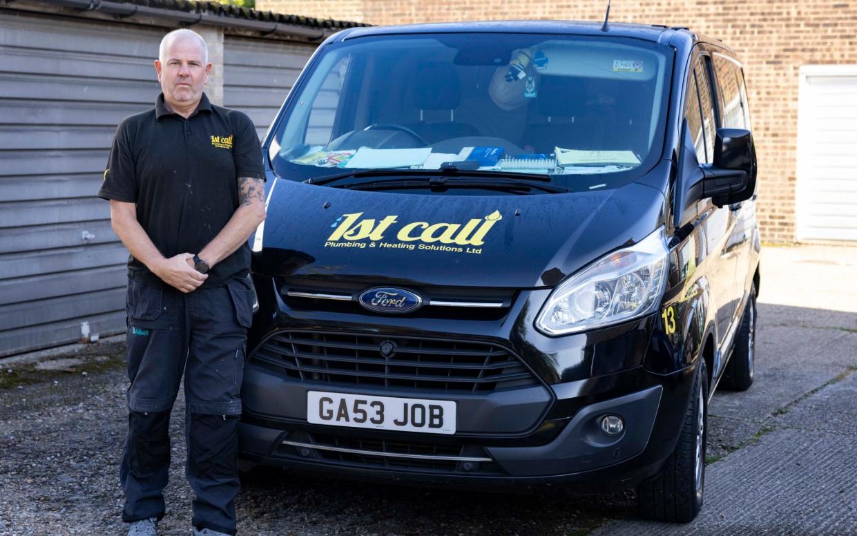 A plumber who fitted personalised number plates to his fleet of vans has been wrongly forced to pay hundreds of pounds in Ulez fees