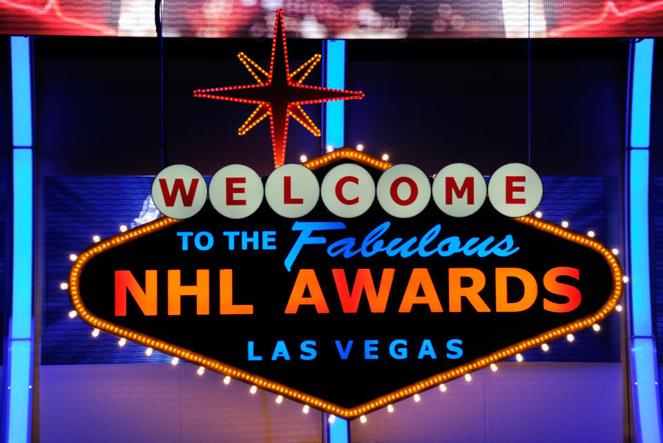 LAS VEGAS, NV - JUNE 22: A general view of the stage during the 2011 NHL Awards at The Pearl concert theater at the Palms Casino Resort June 22, 2011 in Las Vegas, Nevada. (Photo by Ethan Miller/Getty Images)