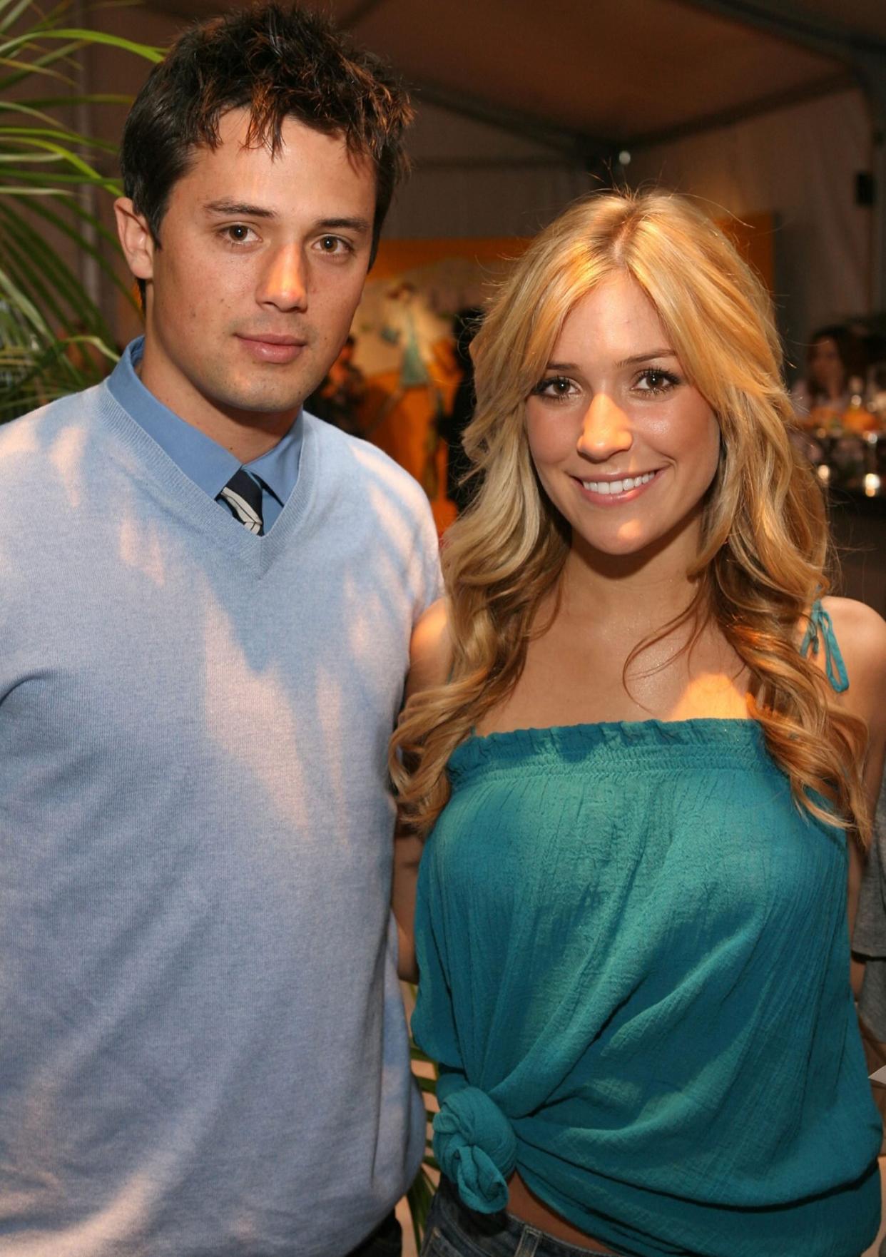 CULVER CITY, CA - MARCH 11: TV Personalities Stephen Colletti and Kristin Cavallari attend Mercedes-Benz Fashion Week held at Smashbox Studios on March 11, 2008 in Culver City, California. (Photo by Jesse Grant/Getty Images for IMG)