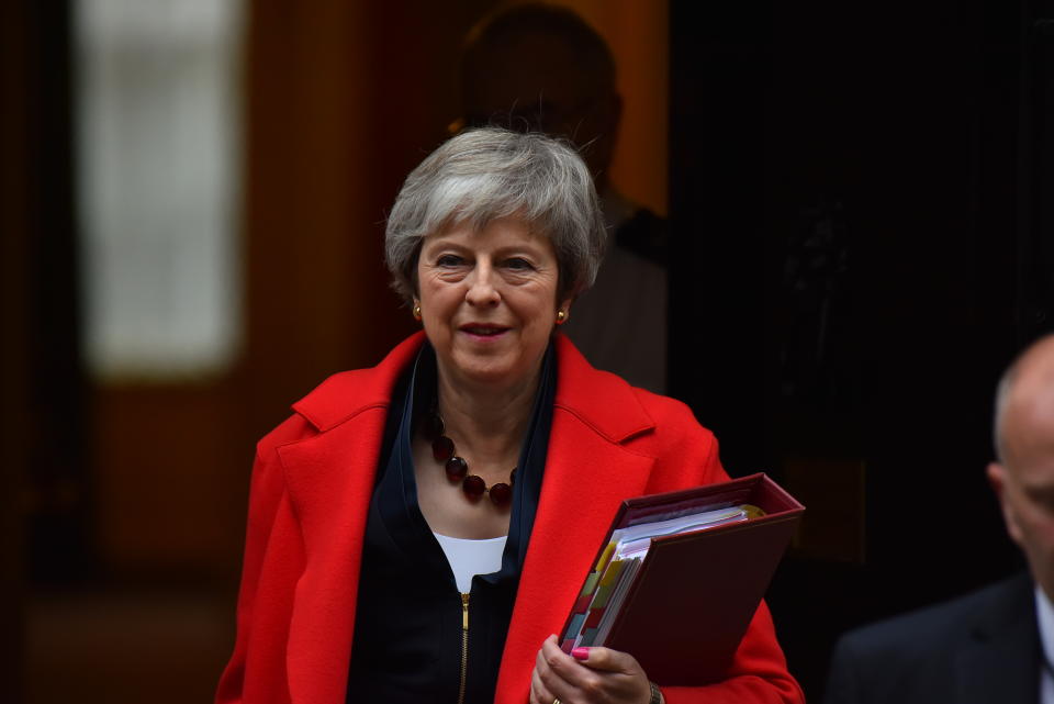 Theresa May is facing a historic vote on whether the government is in contempt of Parliament (Photo by Alberto Pezzali/NurPhoto via Getty Images)