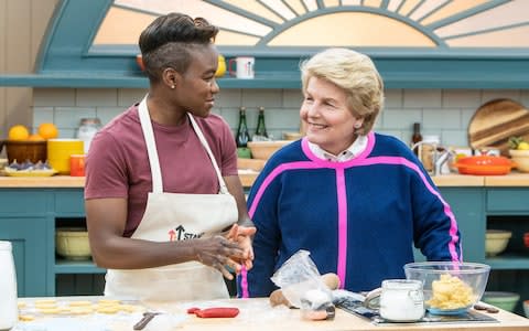 Nicola Adams and Sandi Toksvig - Credit: Mark Bourdillon