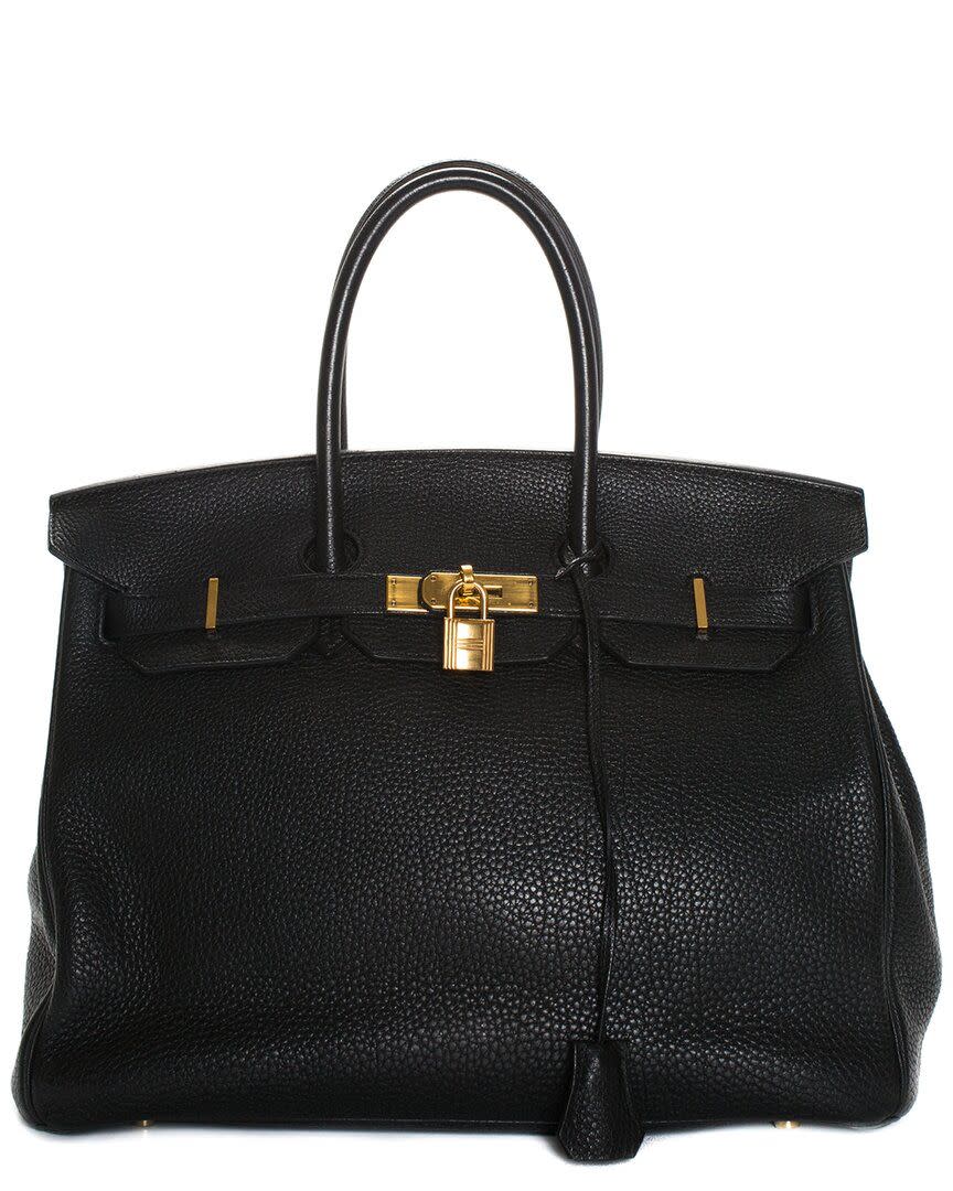 2) Black Clemence Leather Clemence Birkin 35 GHW