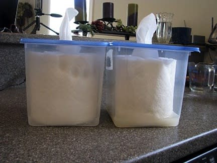 Homemade Cleaning Wipes