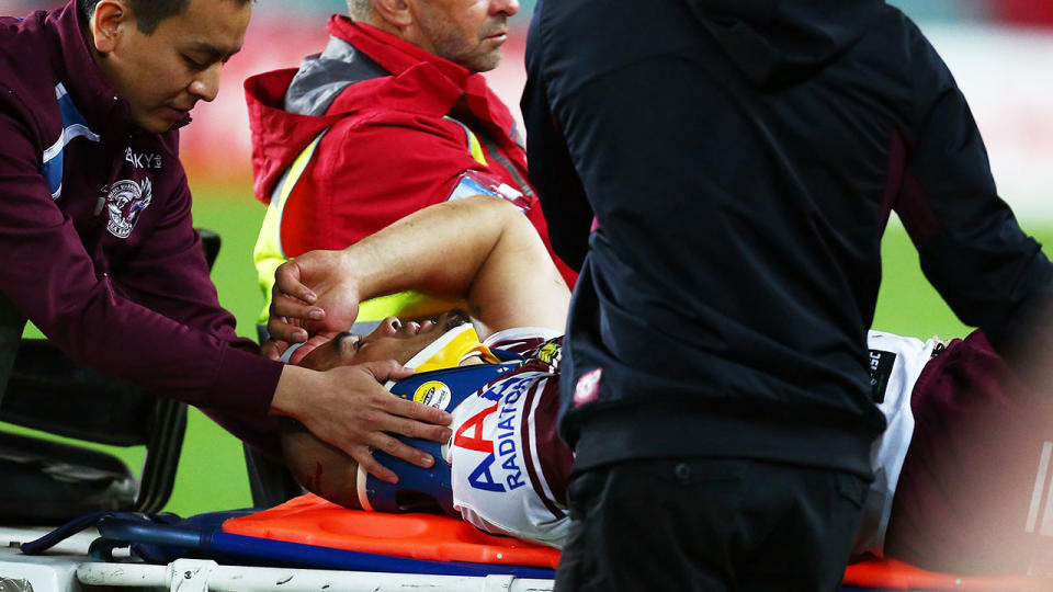 The NRL employs protocols around concussions in matches. Pic: Getty