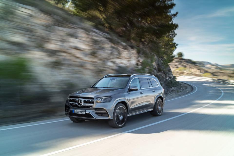 <p>The 2020 model leans in even further to the idea that the GLS is the S-class of SUVs-and if sedan sales keep on their downward trajectory, it might actually need to <em>become </em>the S-class-with a number of upmarket additions that pave the way to <a href="https://www.caranddriver.com/news/a26857272/mercedes-maybach-gls-suv-confirmed/" rel="nofollow noopener" target="_blank" data-ylk="slk:the coming Maybach version;elm:context_link;itc:0;sec:content-canvas" class="link ">the coming Maybach version</a>, which will be pushing $200,000.</p>