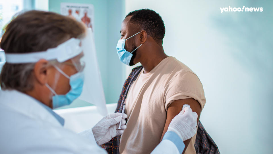 As the U.S. hit a grim milestone on Tuesday of 400,000 deaths from COVID-19, Black church leaders are joining the effort to convince African Americans, long skeptical of the medical establishment, to put their trust in vaccines to help bring the pandemic to an end. (Getty Images)  