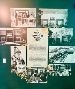 As part of its expansion, a mural was incorporated to honor the history of Rise Mundelein.