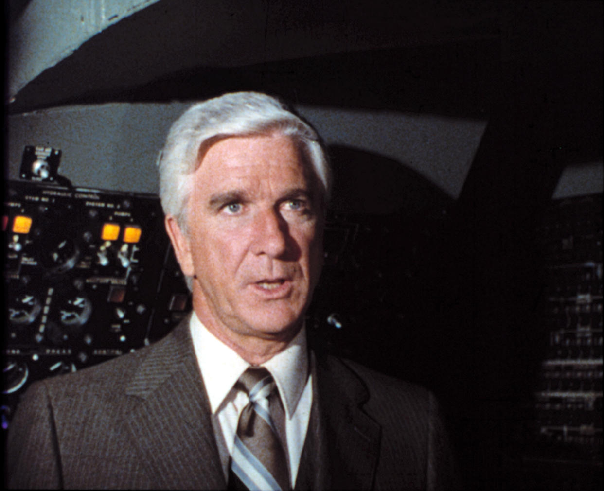 "Airplane!," Leslie Nielsen, 1980