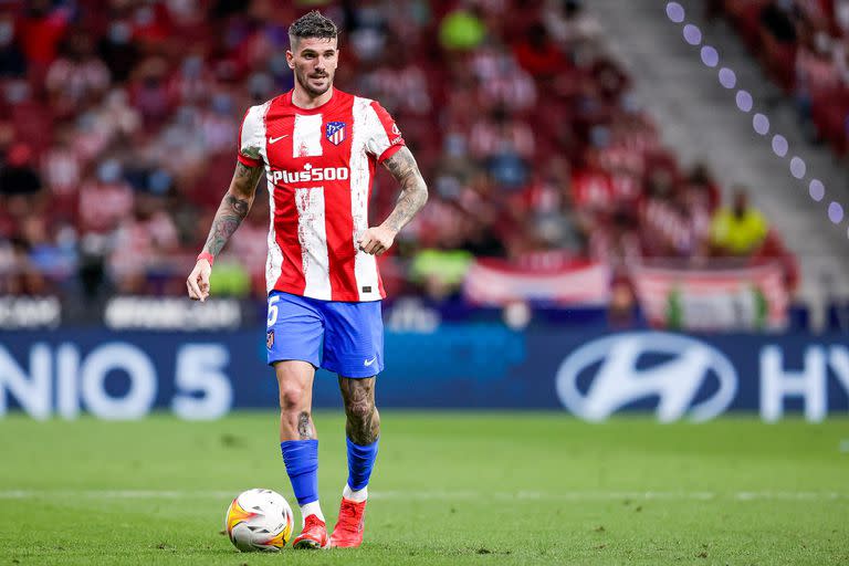 Rodrigo De Paul durante el partido entre el Atlético Madrid y Villarreal. Campeón con la selección, fue la gran apuesta de Simeone en el mercado de pases