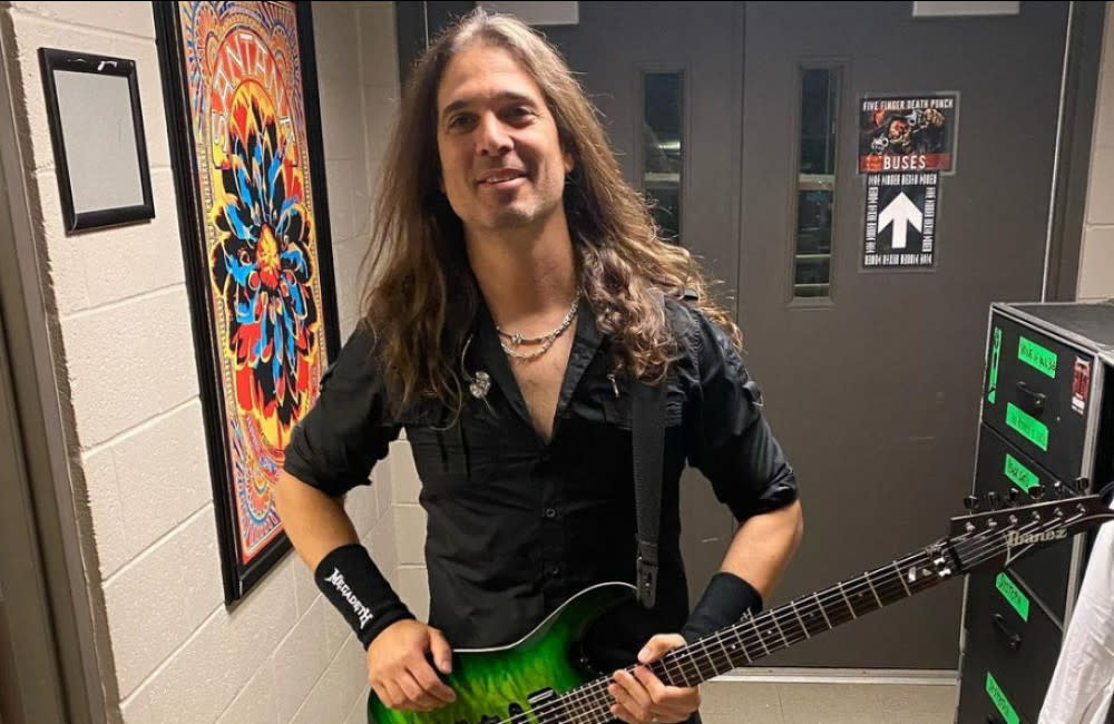 Megadeth's Kiko Loureiro is taking time off to be with his family credit:Bang Showbiz