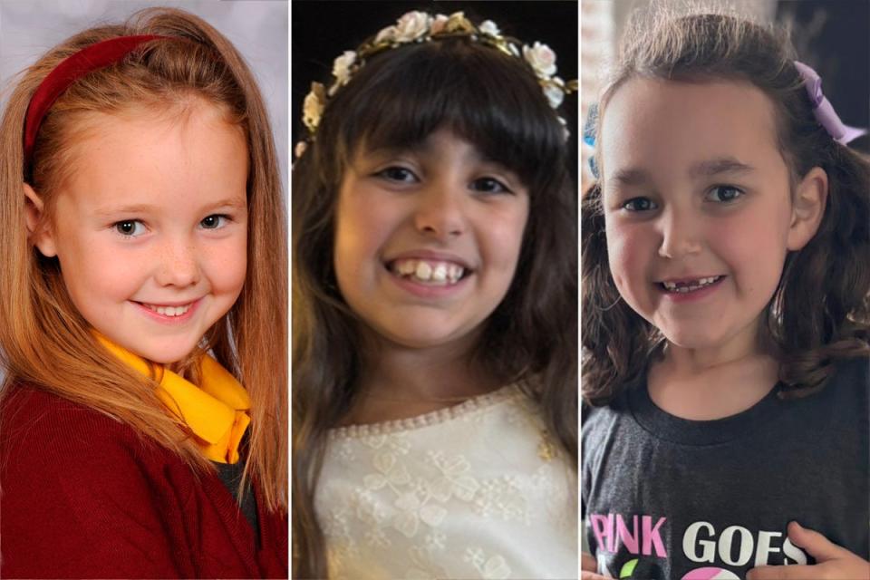 (LR) Victims Elsie Dot Stancombe, 7, Alice Dasilva Aguiar, 9, and Bebe King, 6, were killed (PA)