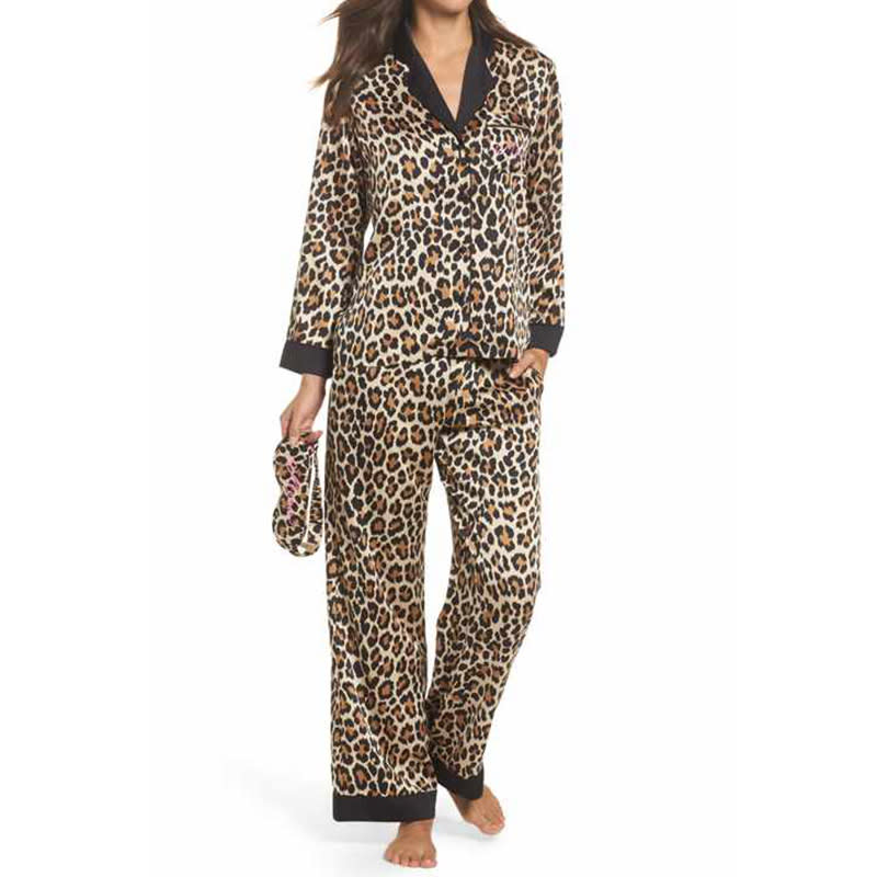 <a rel="nofollow noopener" href="https://shop.nordstrom.com/s/kate-spade-new-york-leopard-print-charmeuse-pajamas-sleep-mask/4739354" target="_blank" data-ylk="slk:Leopard Print Charmeuse Pajamas, Kate Spade, $88;elm:context_link;itc:0;sec:content-canvas" class="link ">Leopard Print Charmeuse Pajamas, Kate Spade, $88</a>