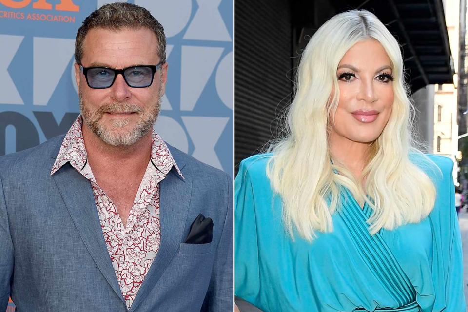 <p>Gregg DeGuire/FilmMagic, Raymond Hall/GC Images</p> (L-R) Dean McDermott and Tori Spelling are pictured.