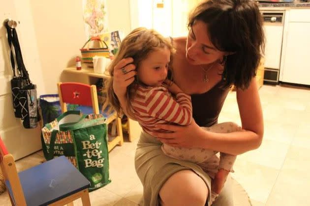 The author with her daughter when she was 3 years old. (Photo: Photo Courtesy of Emily Withnall)