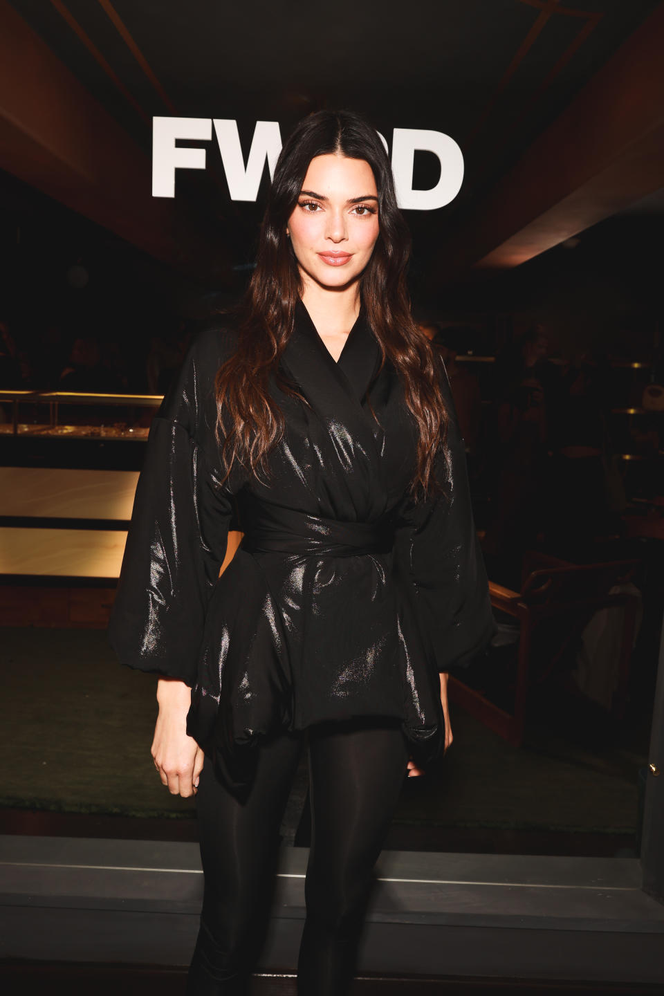 Kendall Jenner at the Fwrd pop-up opening event in Aspen, Colorado on Dec. 14.