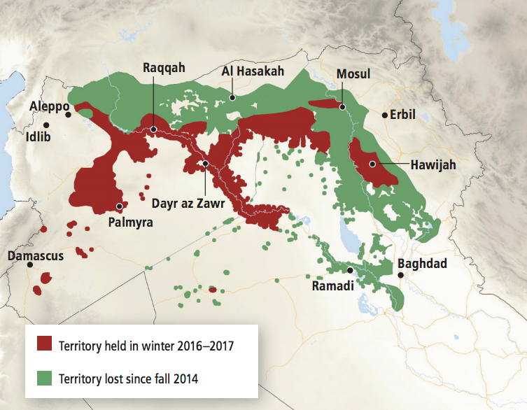 ISIS territory