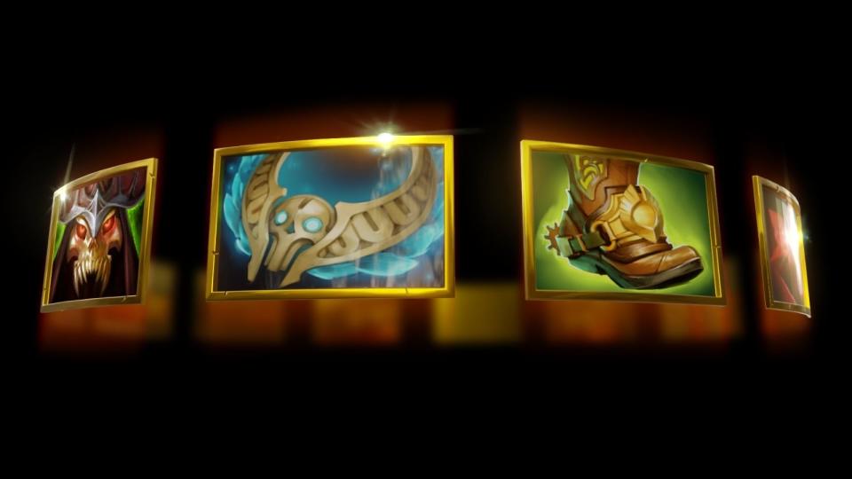 The new items that came with Dota 2's 7.31 update: Wraith Pact, Revenant's Brooch, and the Boots of Bearing. (Photo: Valve Software)