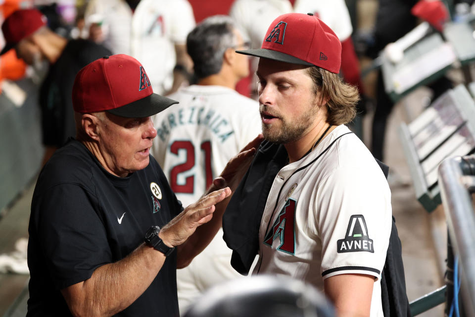 Pitching coach Brent Strom, who admitted that he should have been more demanding on Arizona Diamondbacks pitchers this season, was fired Thursday after three seasons. (Photo by Chris Coduto/Getty Images)