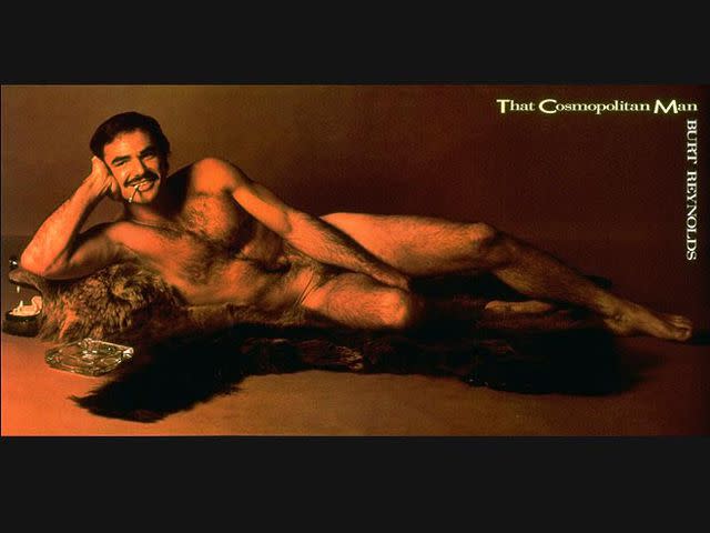 Burt Reynolds in the Cosmopolitan centerfold