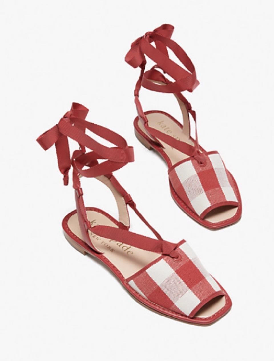 Every day is a picnic in your Maggie Sandals. (Photo: Kate Spade)