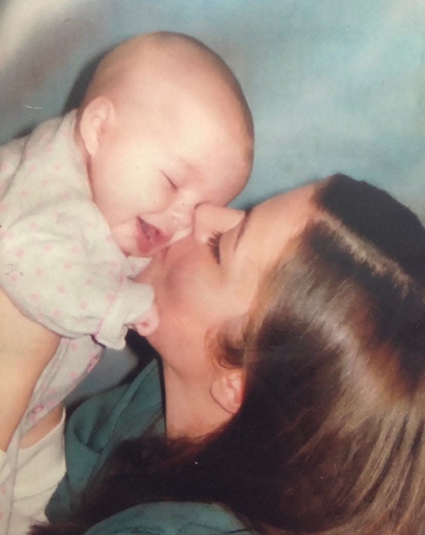 Cheri Branham, 32, in this undated photo, is holding her three-month-old daughter. Branham was in prison when she gave birth -- through a medically induced labor -- to her now-eight-year-old daughter. She called the experience traumatic. Now she is advocating for the creation of the Wisconsin Prison Doula Project which will allow trained practitioners to support pregnant incarcerated women and girls.