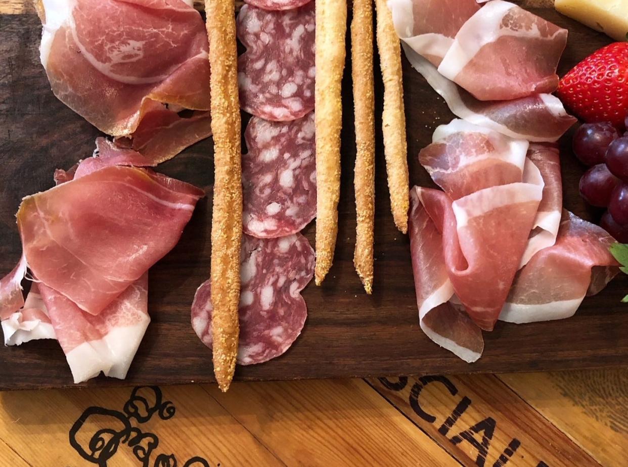 Casa del Vino wine shop in Hobe Sound offers imported cured meats and cheeses from Italy.