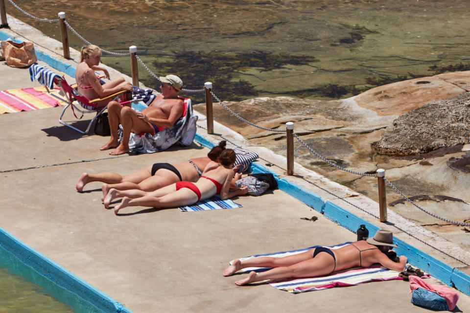 Sydneysiders can expect sweltering temperatures on Monday and Tuesday. Source: Getty