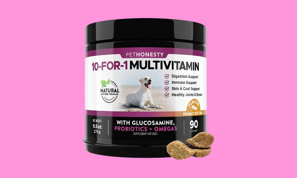 PetHonesty 10 in 1 Dog Multivitamin with Glucosamine