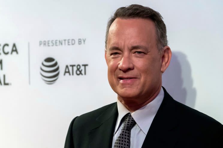 Tom Hanks fotografierte ein sehr merkwürdiges Gebäude. (Bild: AP Photo)